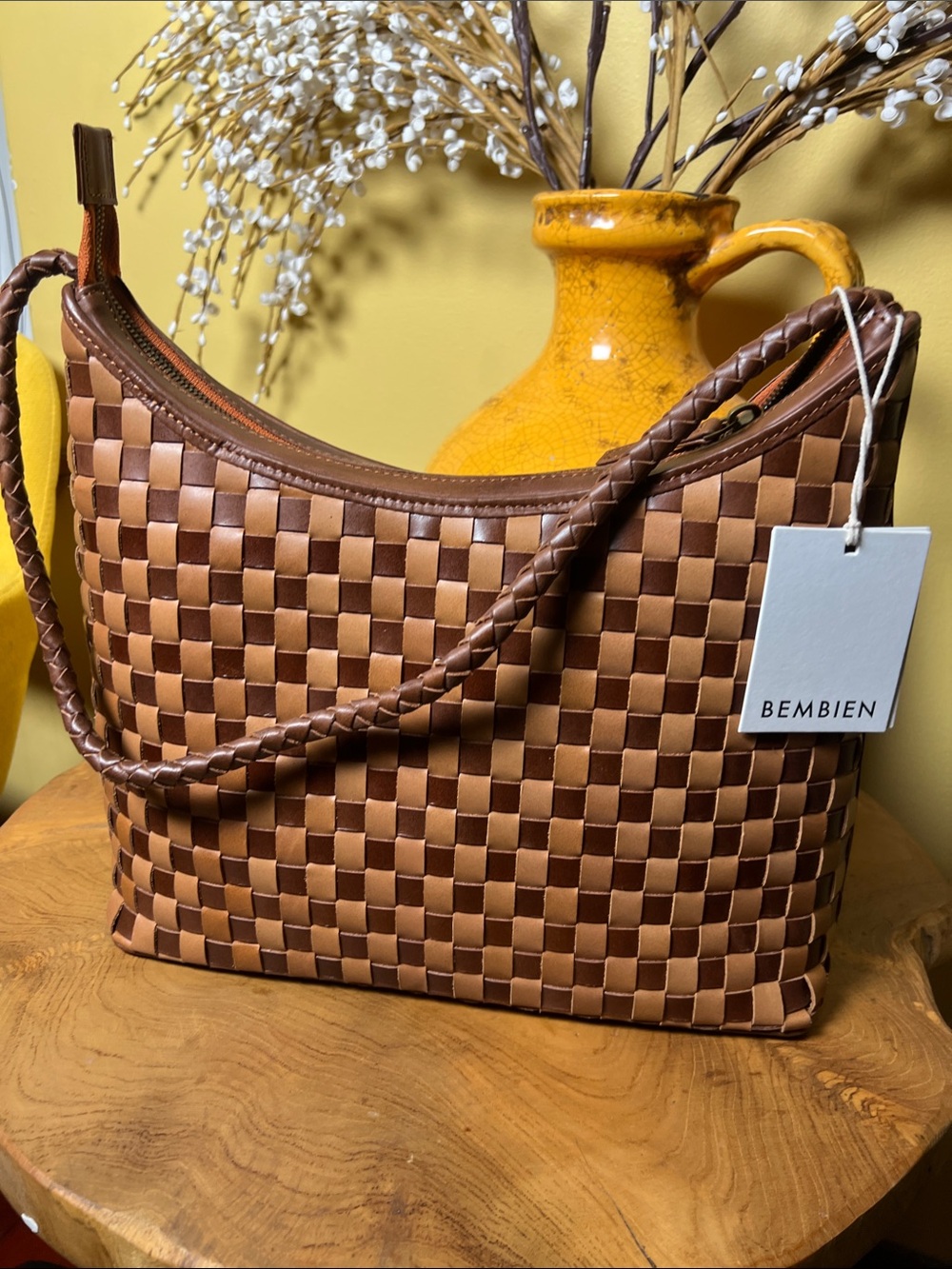 Bembien Marni Bag Large Copper x Sienna Check